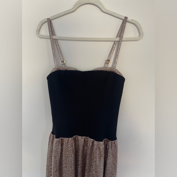 Show Me Your Mumu Hepburn Midi Dress size Small S Silver Confetti Black nwot - Picture 7 of 9